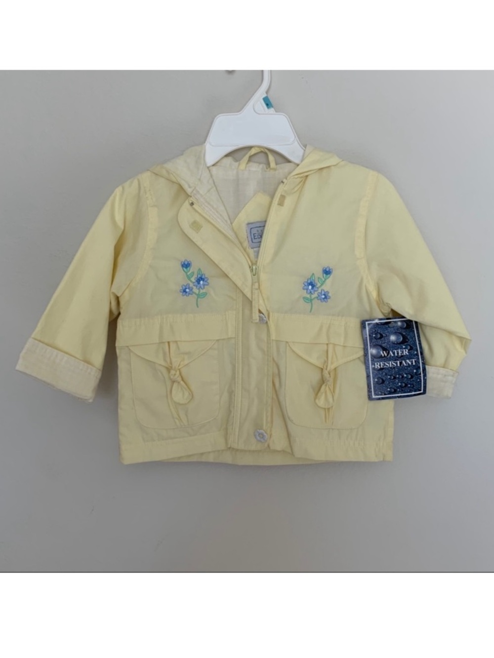 Basic Editions Water Resistant Yellow Jacket Girl
